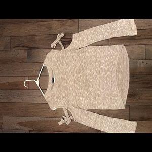 Express open shoulder sweater